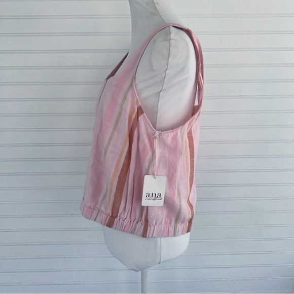 a.n.a Womens Square Neck Sleeveless Tank Top Size Large NEW - Picture 3 of 11